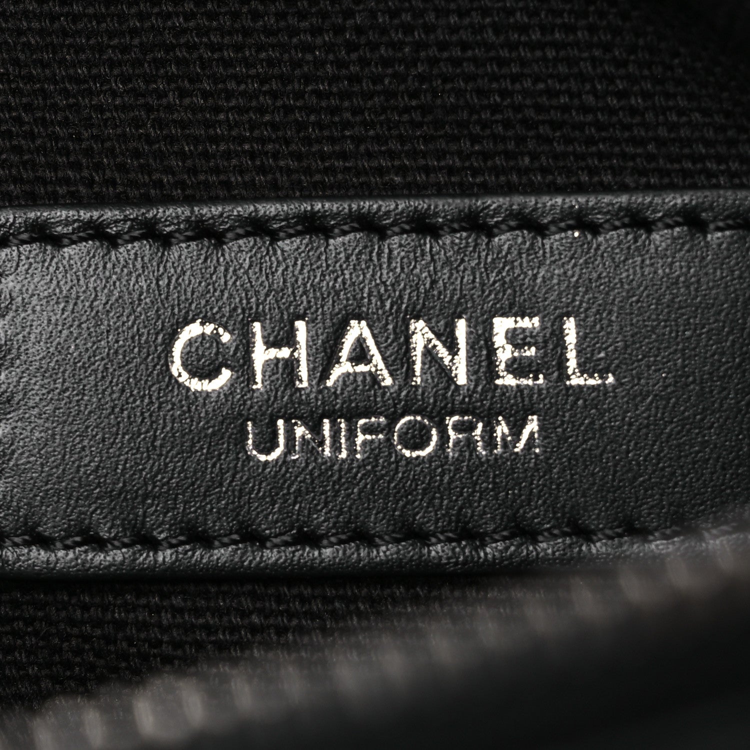Chanel Calfskin Quilted Uniform Waist Belt Bag Black 6 of 12