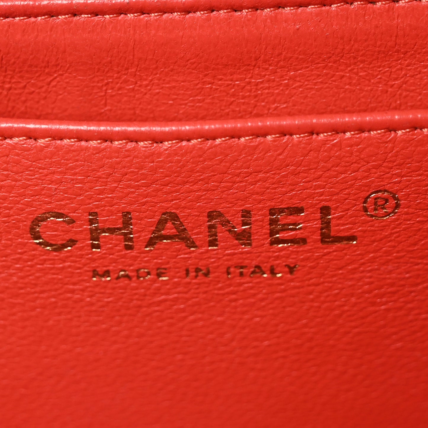 Lambskin Quilted Maxi Single Flap Red