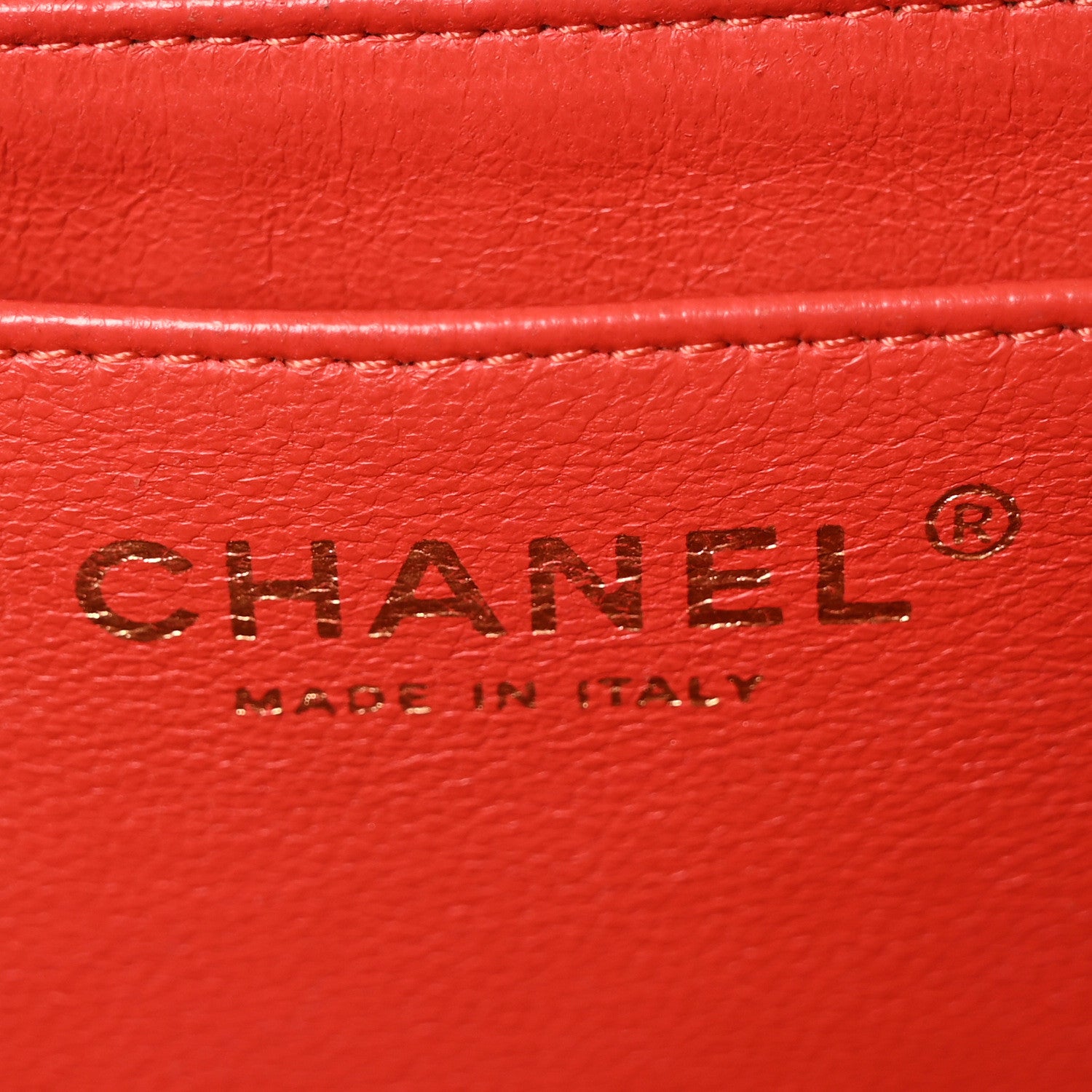 Chanel Lambskin Quilted Maxi Single Flap Red 6 of 10