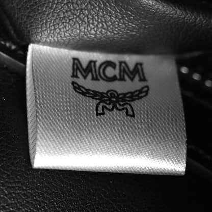 MCM Visetos Large Munchen Tote Grey 7 of 9