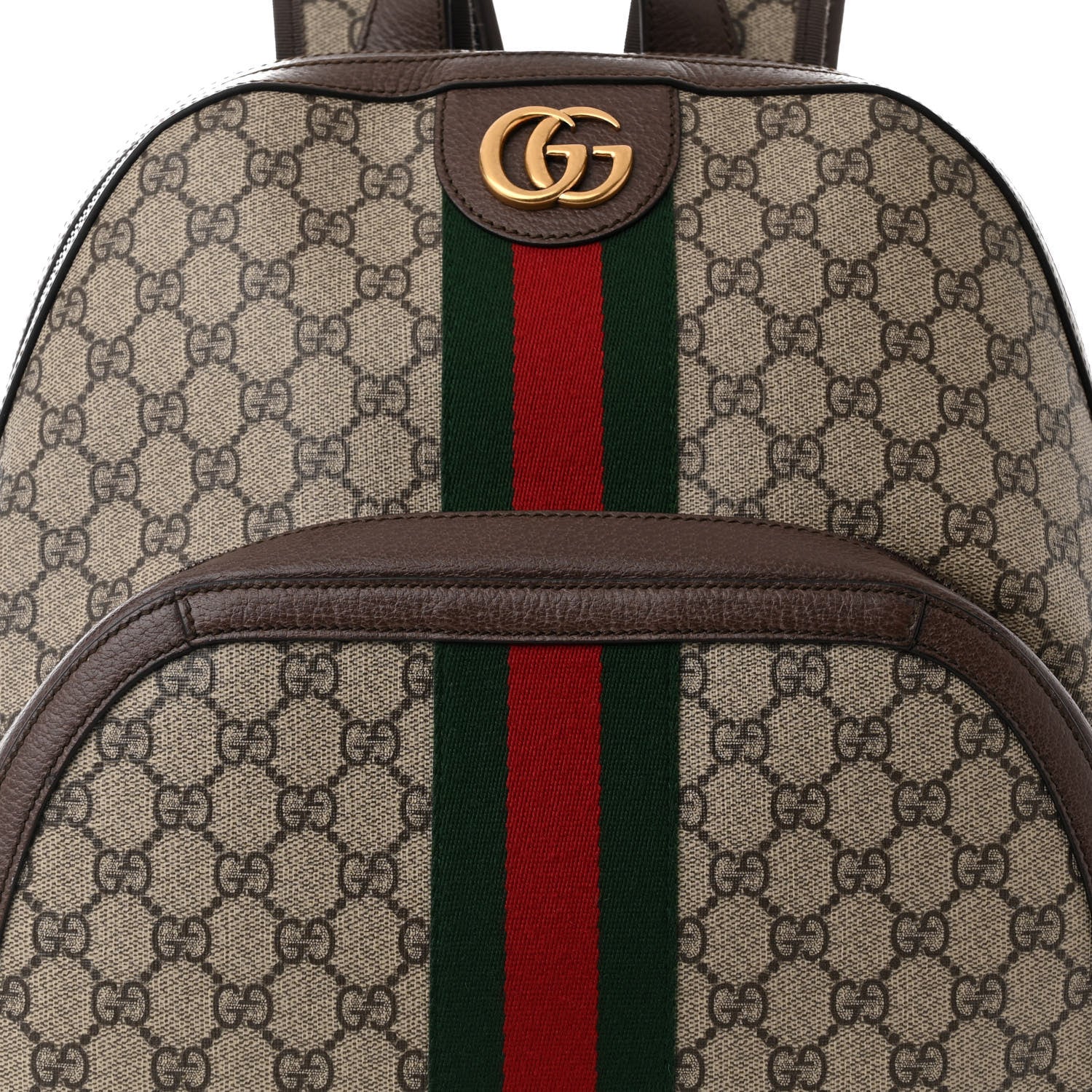 Gucci GG Supreme Monogram Medium Ophidia Day Backpack Brown 7 of 10