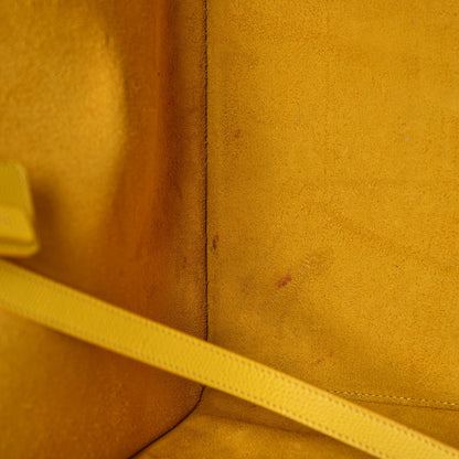 Celine Grained Calfskin Medium Phantom Luggage Yellow 9 of 12
