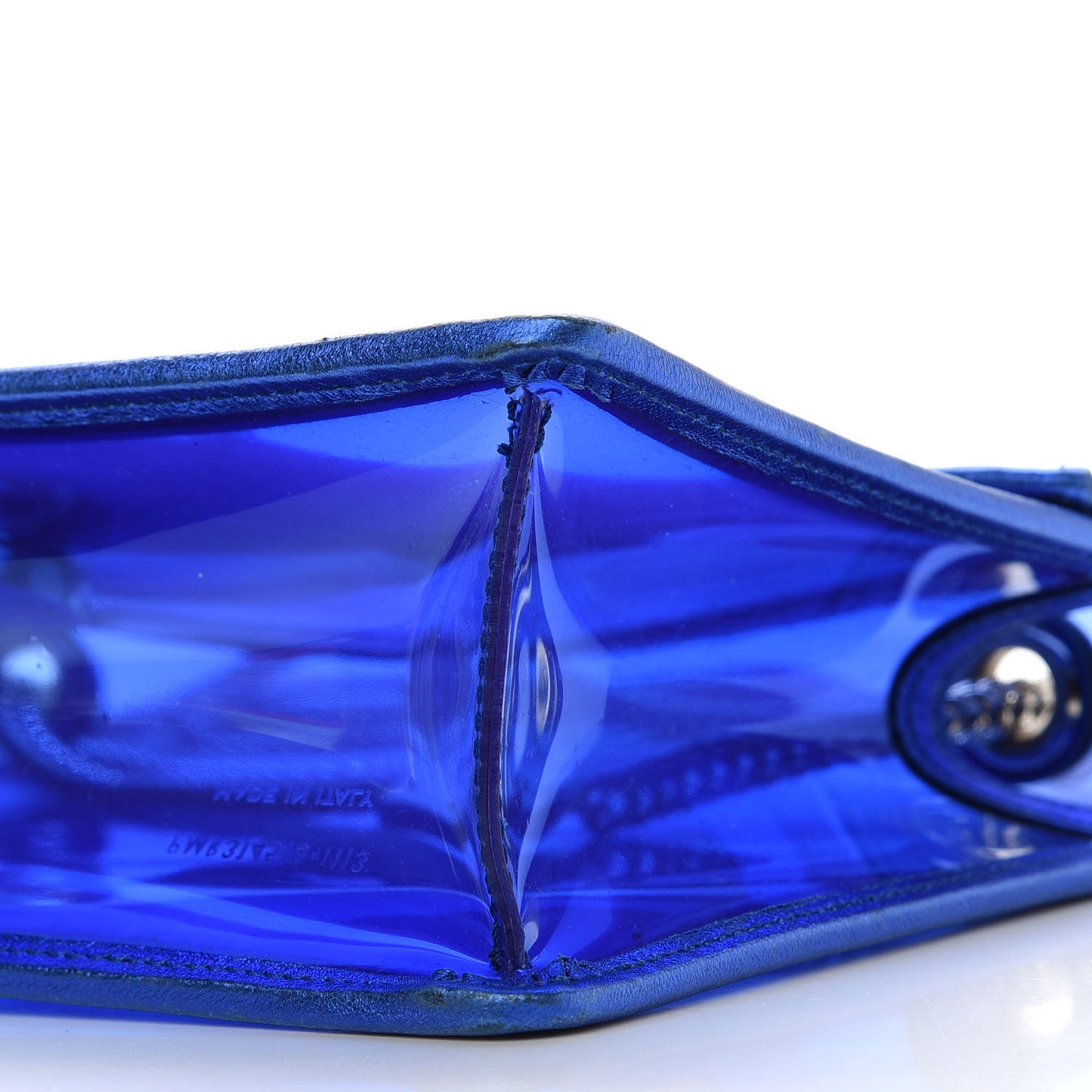 Calfskin Metallic PVC Mini Betty Blue