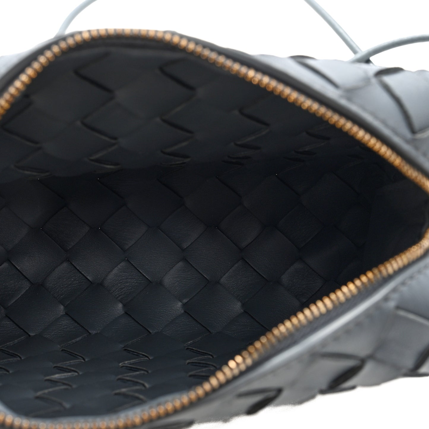 Nappa Intrecciato Mini Loop Camera Bag Thunder