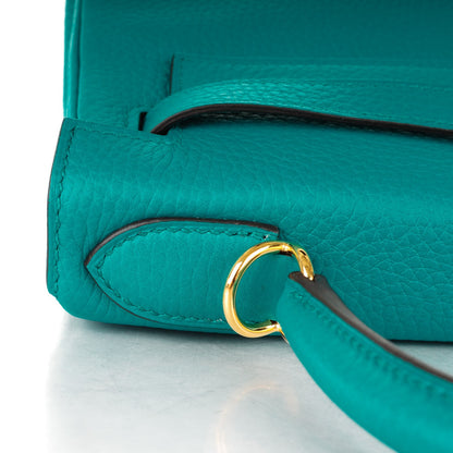 Hermes Taurillon Clemence Kelly Retourne 28 Bleu Paon 13 of 24