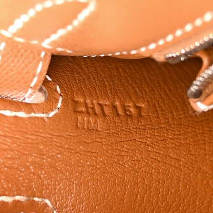 Hermes Madame Calfskin Kelly Sellier 25 Gold 7 of 10