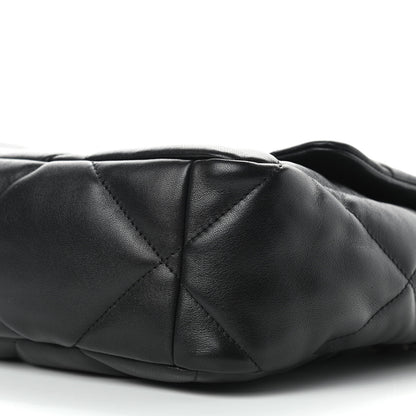 Chanel Lambskin Quilted Large Chanel 19 Flap Black 9 of 11