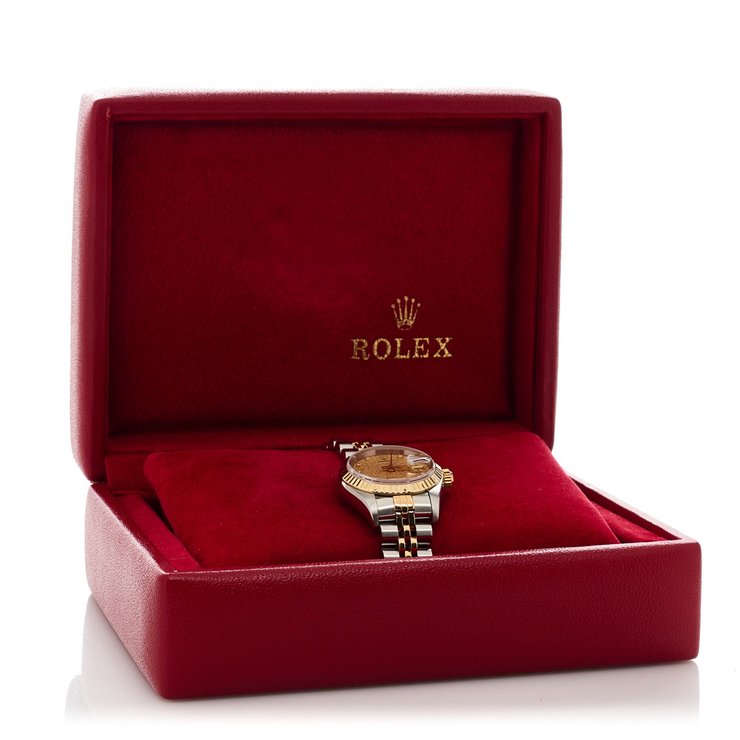 Stainless Steel 18K Yellow Gold Diamond 26mm Oyster Perpetual Datejust Watch Champagne Jubilee 69173