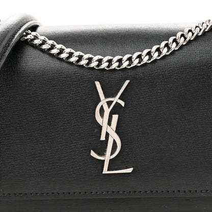 Saint Laurent Calfskin Monogram Sunset Chain Wallet Black 7 of 10