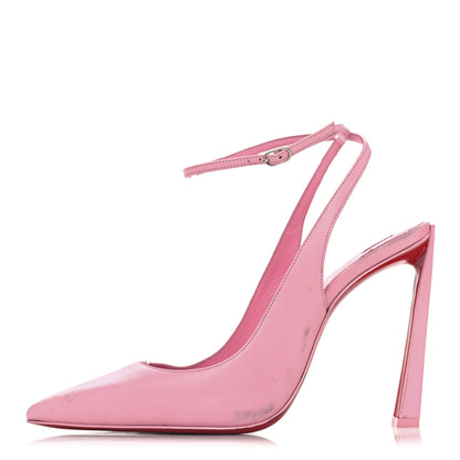 Christian Louboutin Calfskin Condora Sling 100 Pumps 38.5 Pink 1 of 11