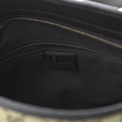 Gucci GG Monogram Web Messenger Bag Dark Brown 9 of 12
