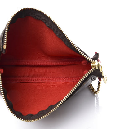 Louis Vuitton Monogram 2020 Christmas Animation Bumper Cars Mini Pochette Accessories Coquelicot 4 of 9
