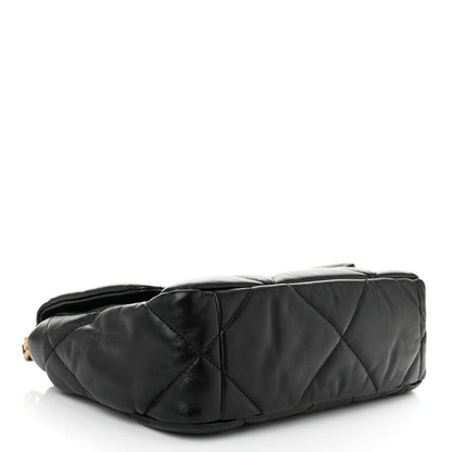 Chanel Lambskin Quilted Medium Chanel 19 Flap Black 4 of 10