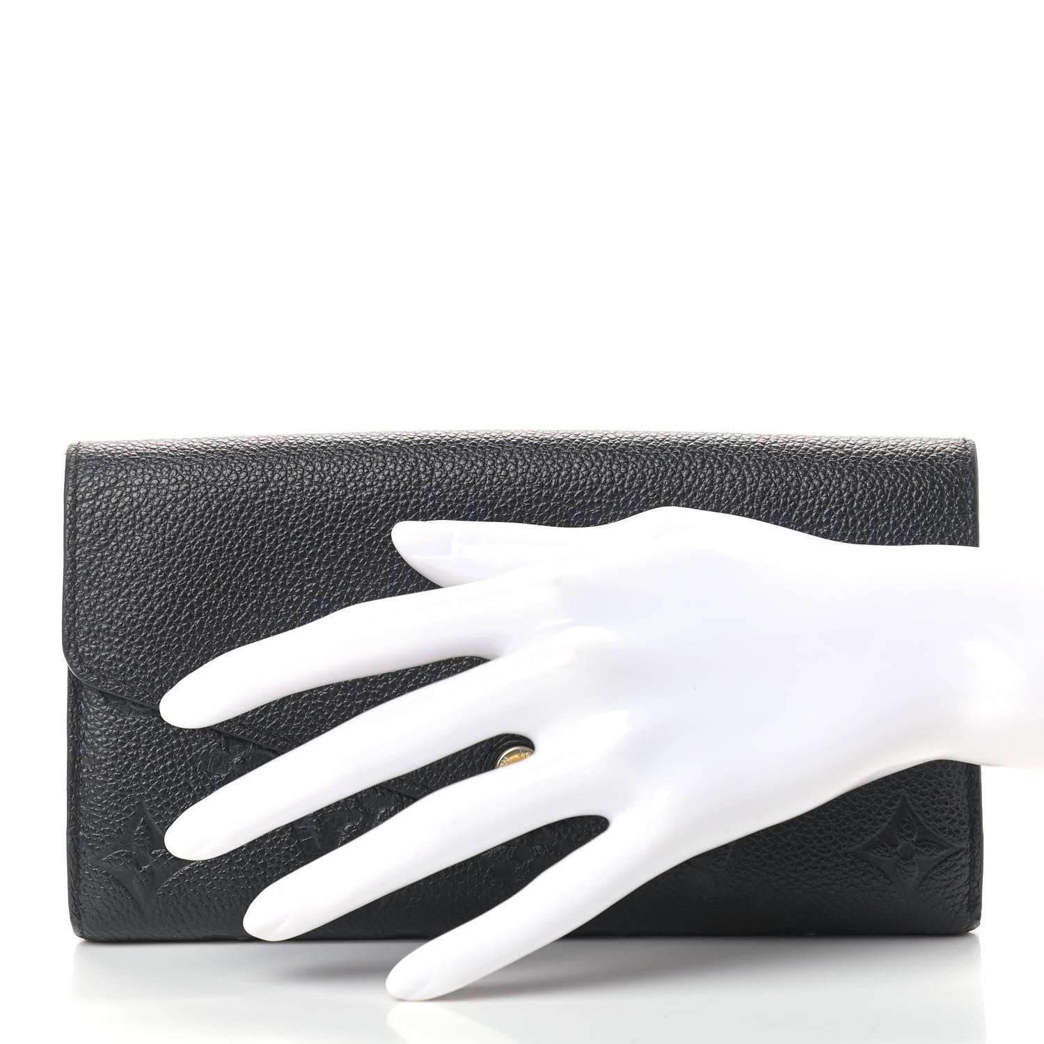 Louis Vuitton Empreinte Sarah Wallet NM Black 2 of 8