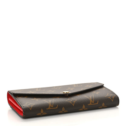 Louis Vuitton Monogram Sarah Wallet NM Coquelicot 4 of 9