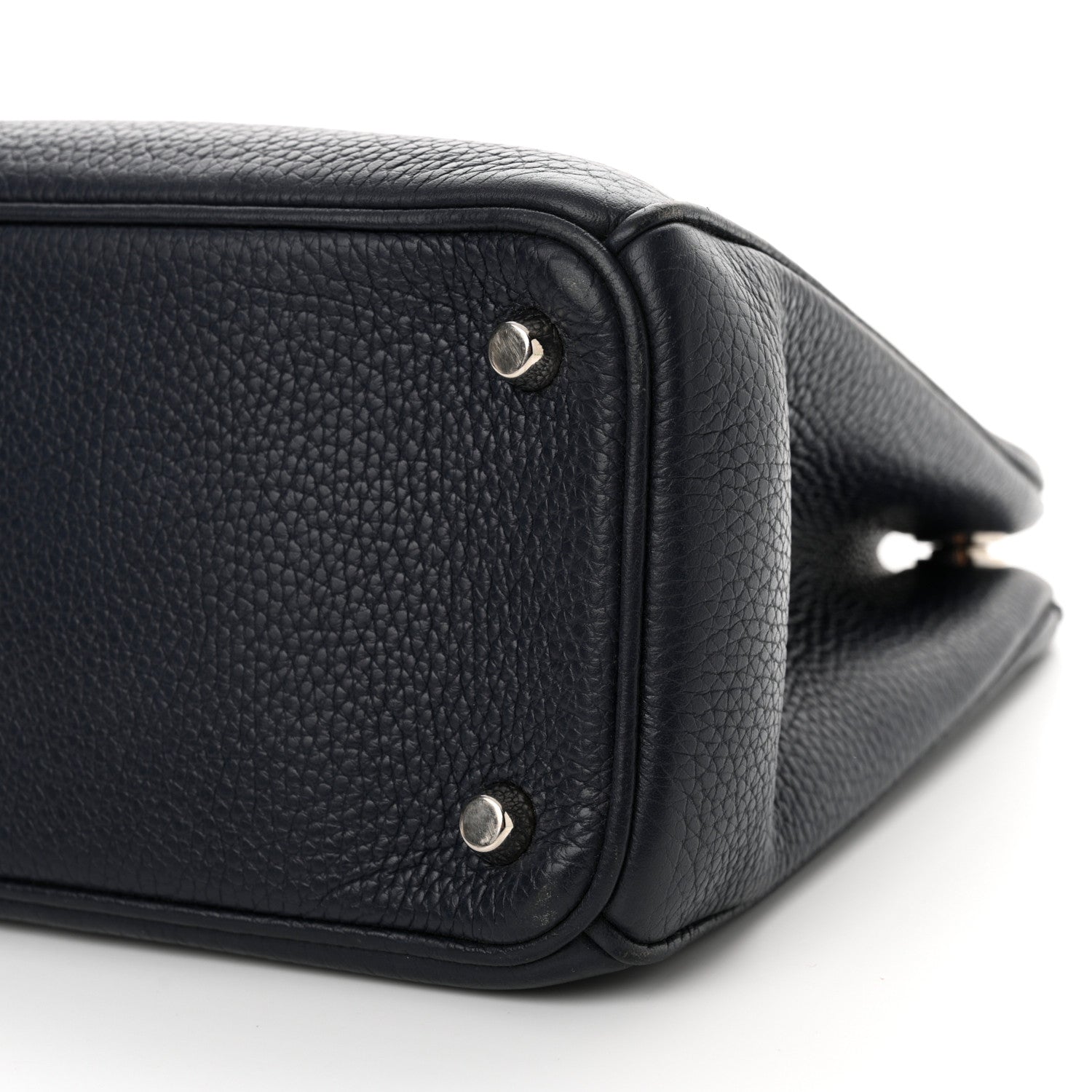 Christian Dior Bullcalf Medium Diorissimo Tote Navy 11 of 16