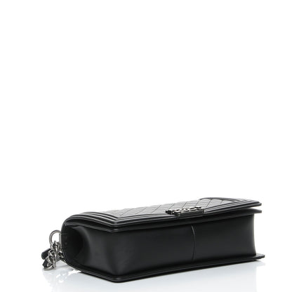 Chanel Calfskin Quilted New Medium Boy Flap Black 4 of 8