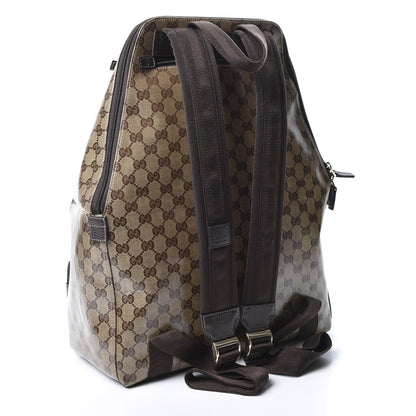 Gucci Crystal Monogram Backpack Dark Brown 2 of 11
