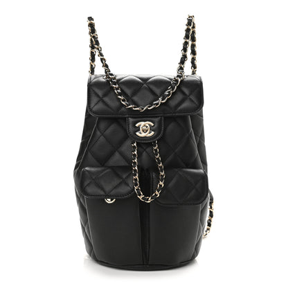 Chanel Caviar Quilted Pockets Backpack Black 1 of 10