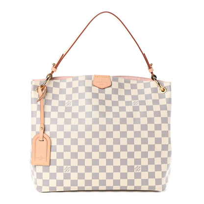 Louis Vuitton Damier Azur Graceful PM Rose Ballerine 1 of 9