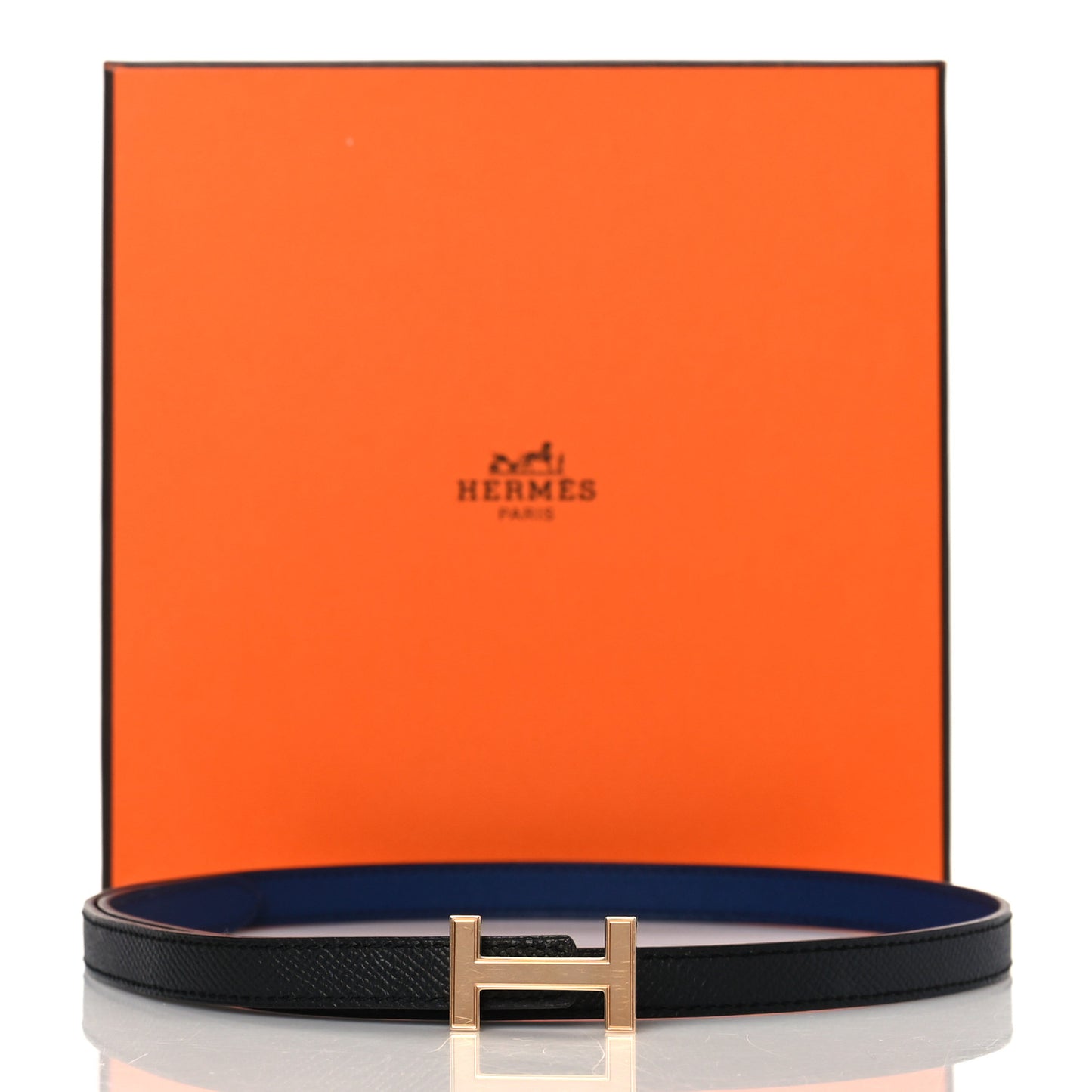 Swift Epsom 13mm Focus Belt 75 Bleu Saphir Black