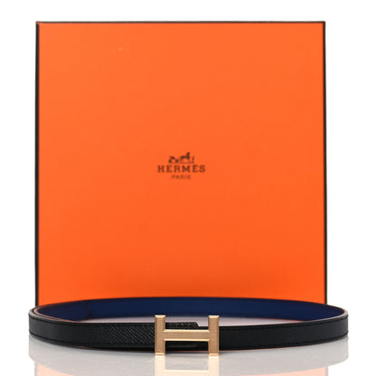 Hermes Swift Epsom 13mm Focus Belt 75 Bleu Saphir Black 7 of 7