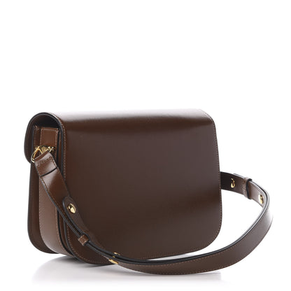 Gucci Azalea Calfskin Horsebit 1955 Shoulder Bag Brown Sugar 3 of 12