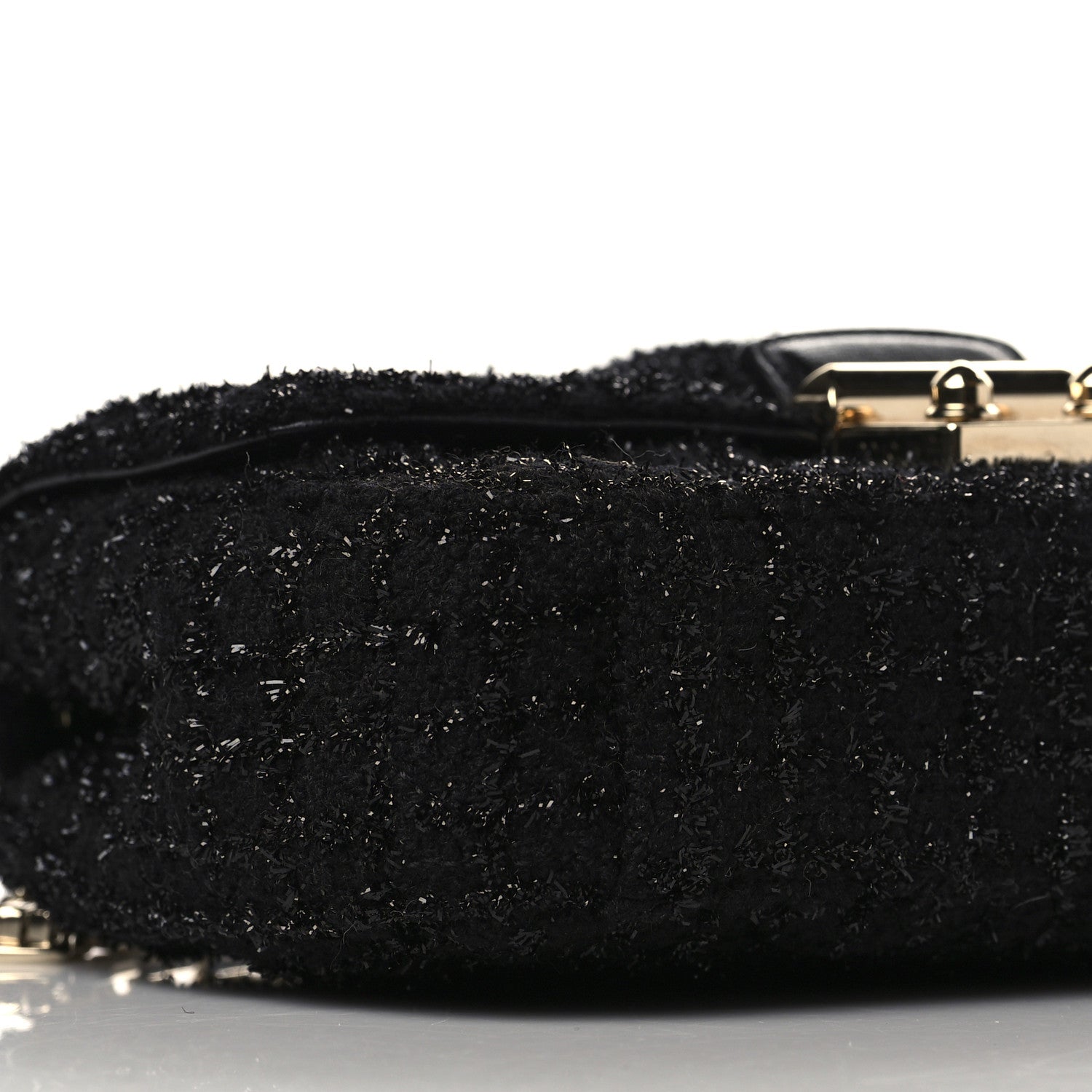 Christian Dior Tweed Miss Dior Pouch Black 8 of 9