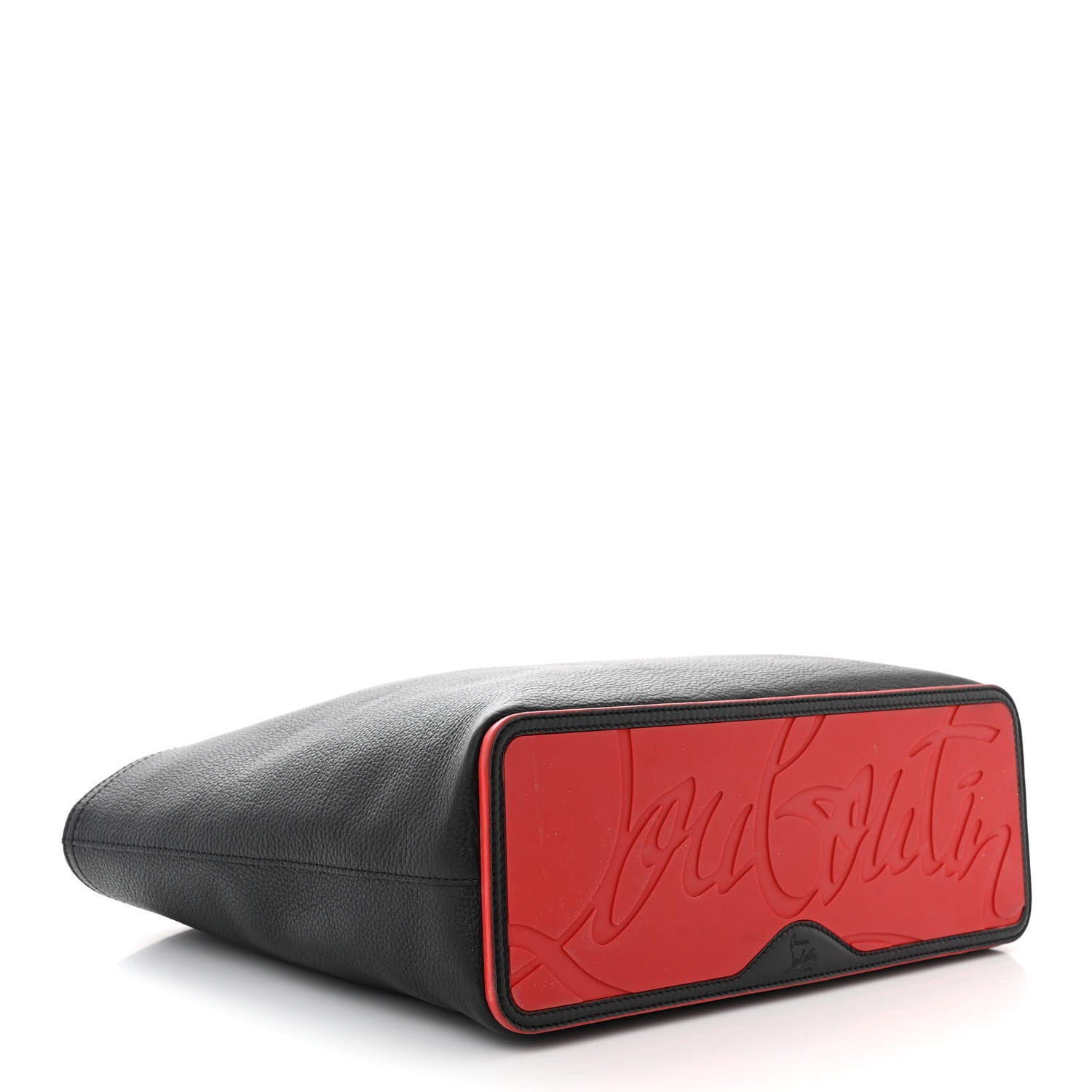 Christian Louboutin Calfskin Empire Spikes Small East West Cabata Tote Black 4 of 11