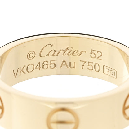 Cartier 18K Yellow Gold 5.5mm LOVE Ring 52 6 4 of 5