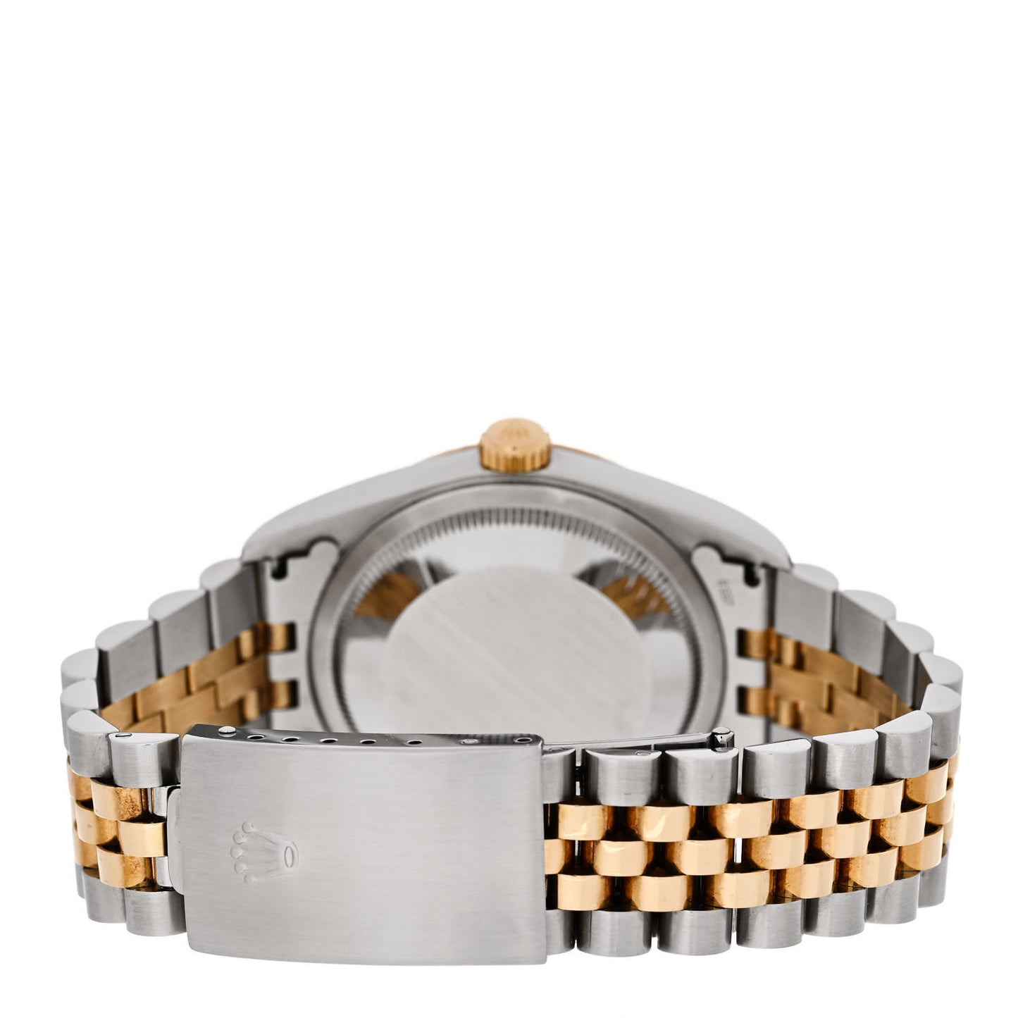 Stainless Steel 18K Yellow Gold Diamond 36mm Oyster Perpetual Datejust Watch Champagne 16233