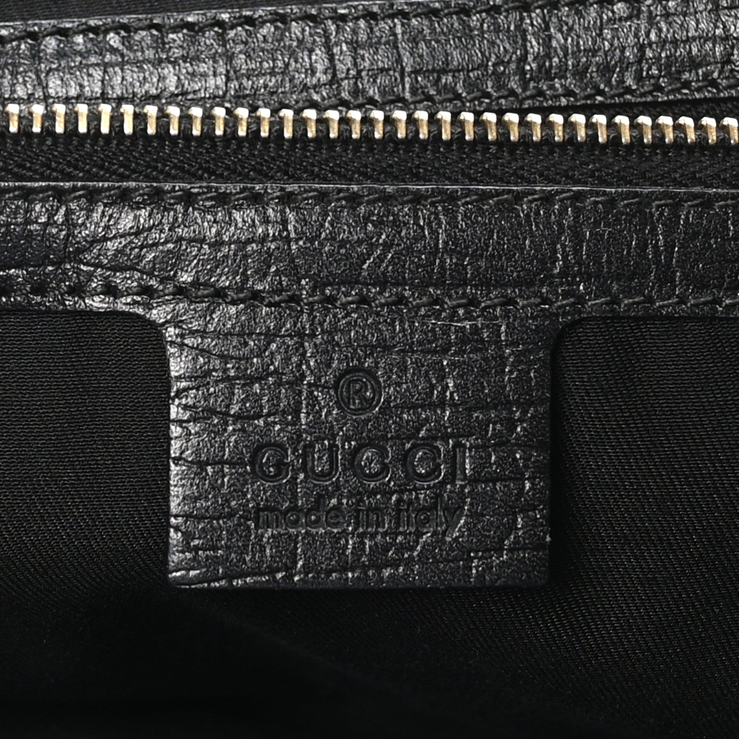 Gucci Denim Monogram Medium Jolicoeur Tote Black 6 of 10
