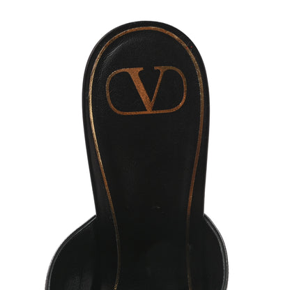 Valentino Garavani Nappa Rockstud Tower Heel Mules 39.5 Black 7 of 8
