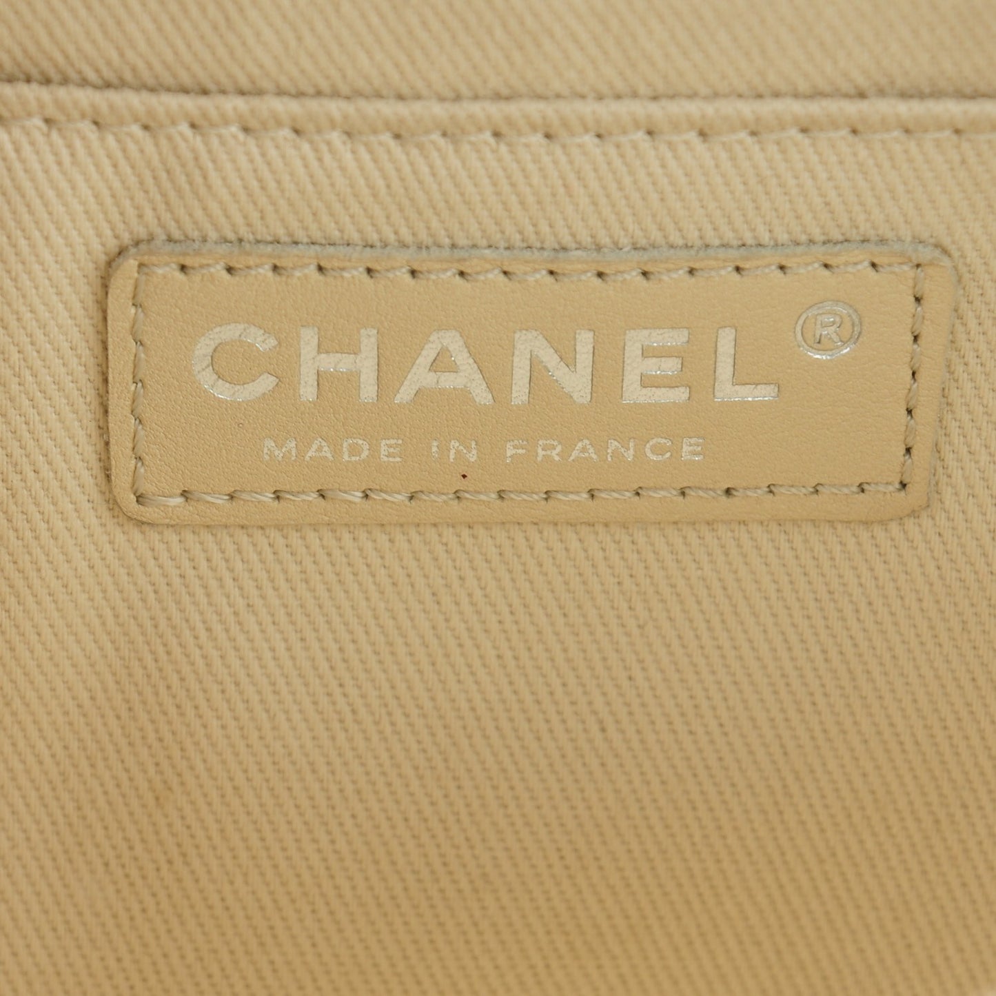 Calfskin Quilted In the Business Flap Bag Beige Clair