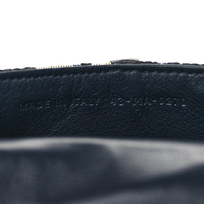 Christian Dior Oblique Nano Saddle Chain Pouch Blue 7 of 7