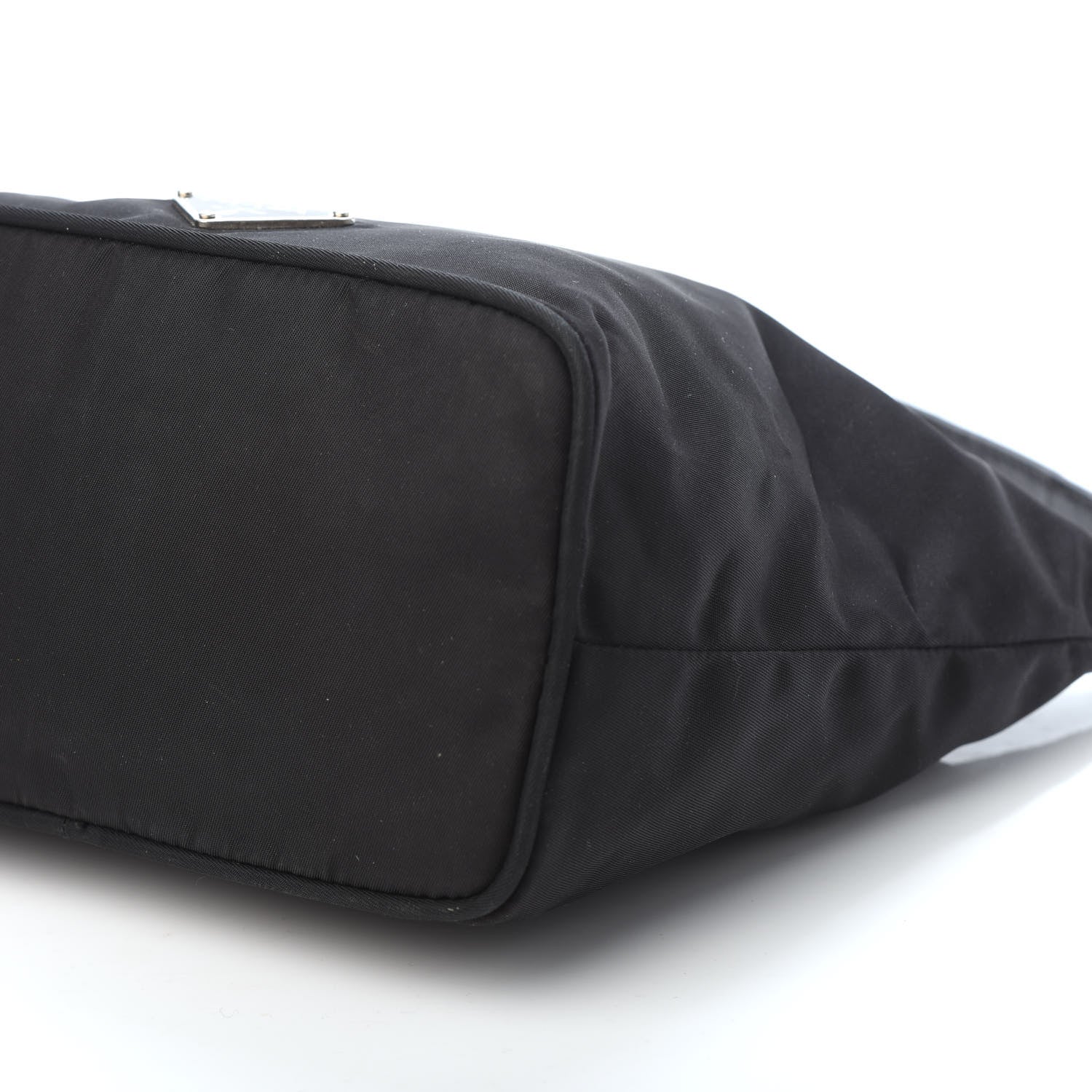 Prada Tessuto Nylon Pochette Bag Black 8 of 9