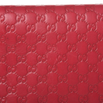 Gucci Microguccissima Interlocking G Continental Wallet Red 10 of 17