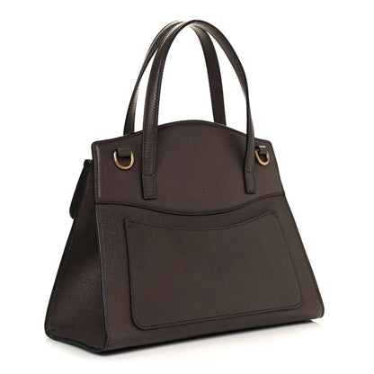 Gucci Textured Calfskin Web Crystal Butterfly Stripe Medium Totem Top Handle Bag New Acero 3 of 13
