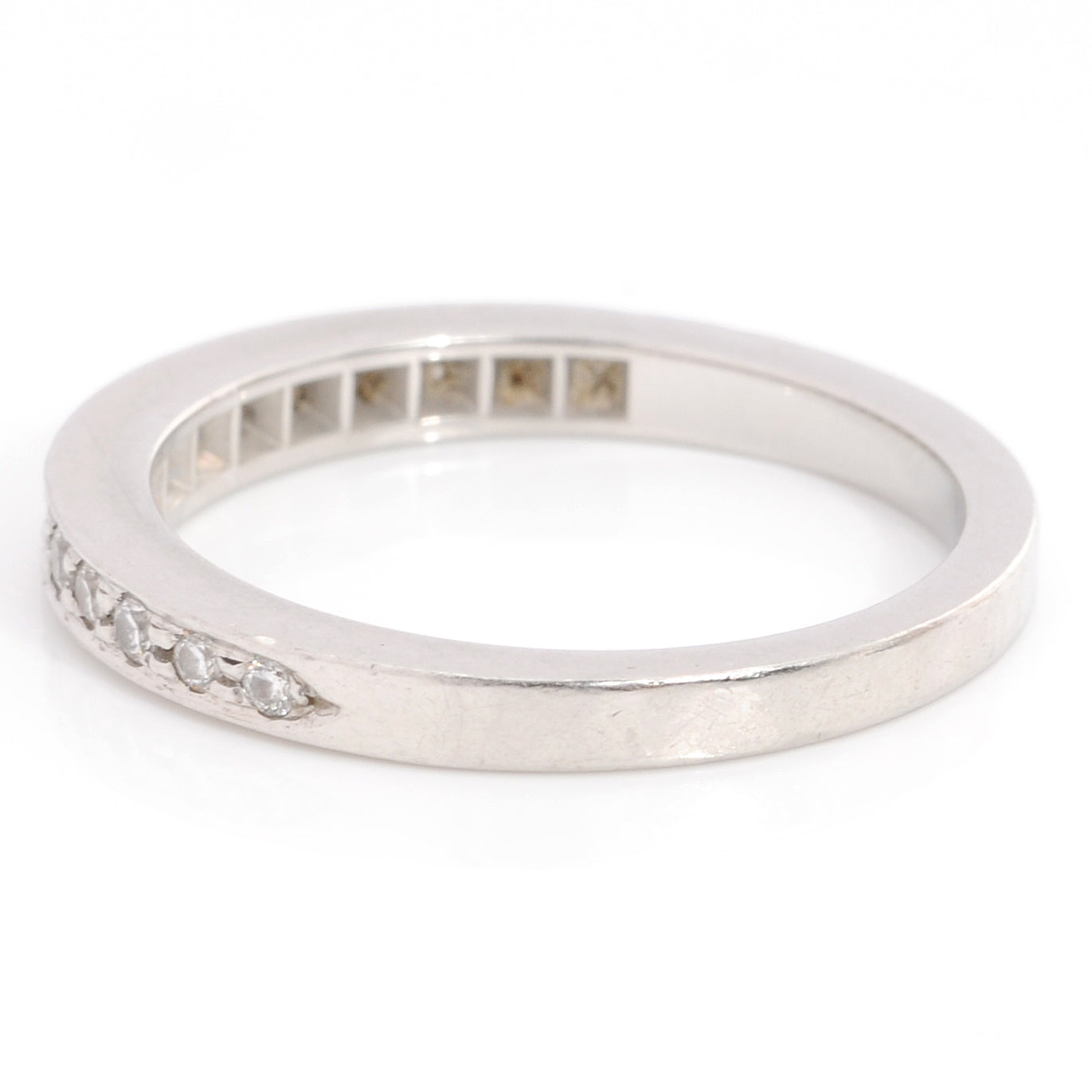 Platinum Diamond Grace Band Ring 6.25