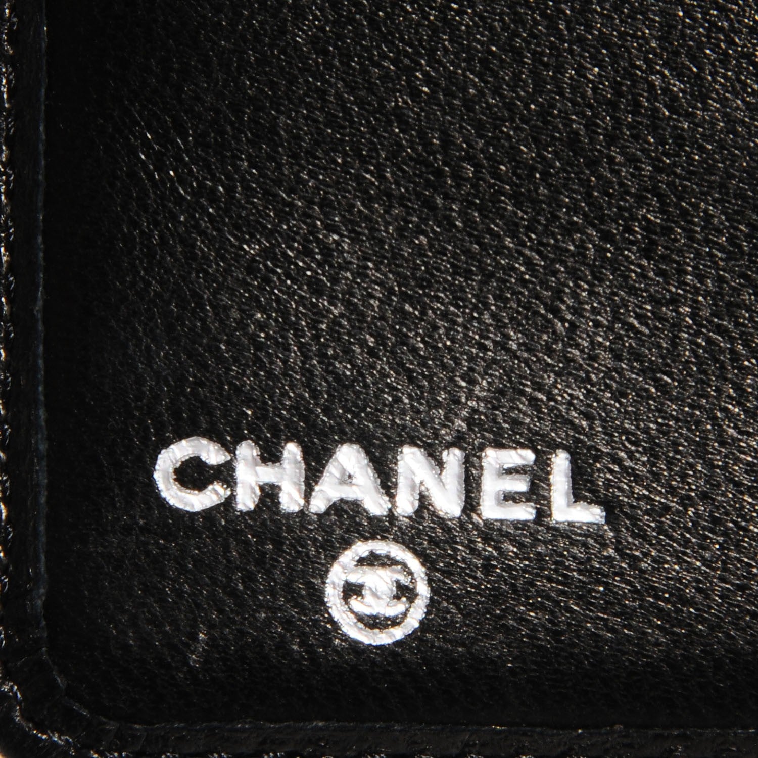 Chanel Lambskin Vertical Quilt Mademoiselle Small Ring Agenda Planner Black 6 of 8