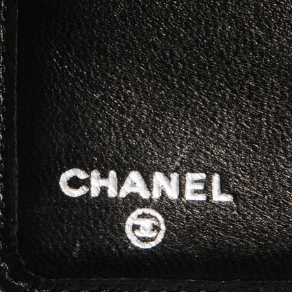 Chanel Lambskin Vertical Quilt Mademoiselle Small Ring Agenda Planner Black 6 of 8