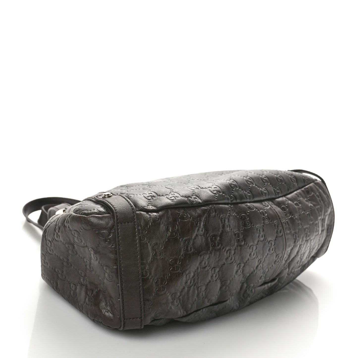 Guccissima Medium Abbey Shoulder Bag Chocolate
