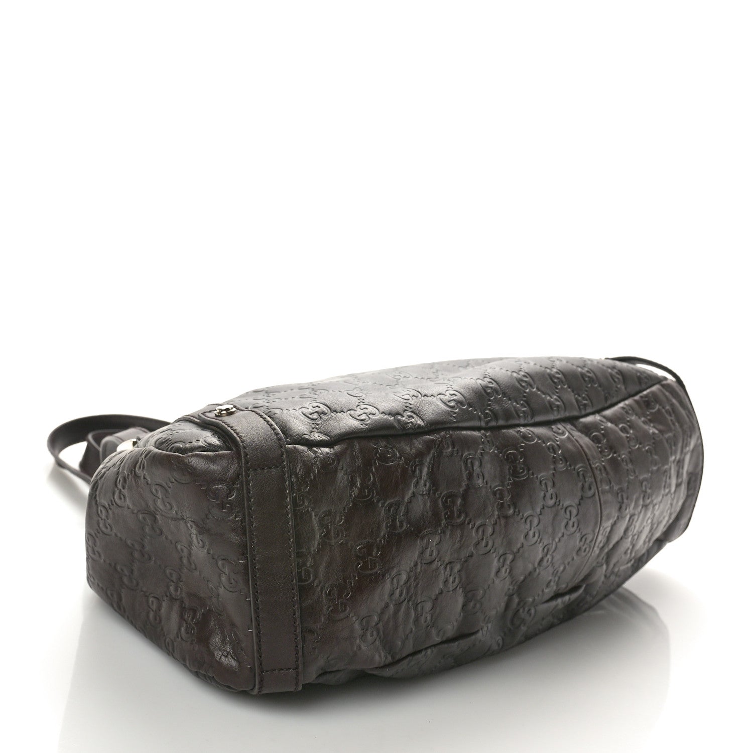 Gucci Guccissima Medium Abbey Shoulder Bag Chocolate 4 of 10