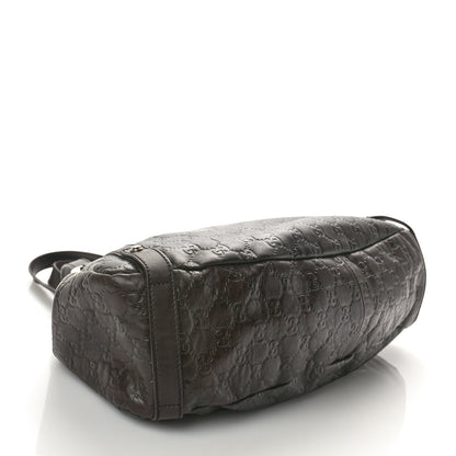 Gucci Guccissima Medium Abbey Shoulder Bag Chocolate 4 of 10