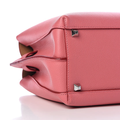 MCM Grained Calfskin Medium Milla Tote Pink 8 of 9