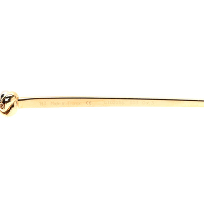 Cartier Metal Trinity Sunglasses CT0225S Brown Gold Silver 5 of 6