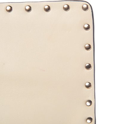 Valentino Garavani Nappa Medium Rockstud Spike Shoulder Bag Light Ivory 9 of 10