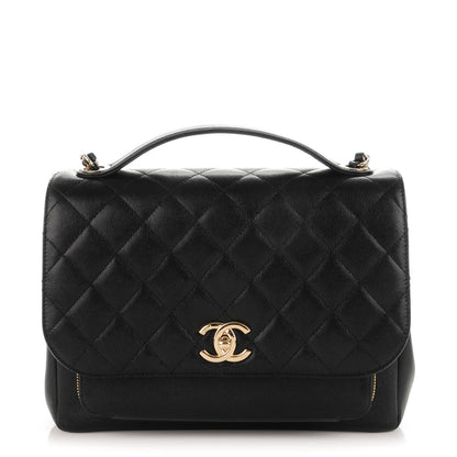 Chanel Caviar Quilted Large Business Affinity Flap Black 1 of 8