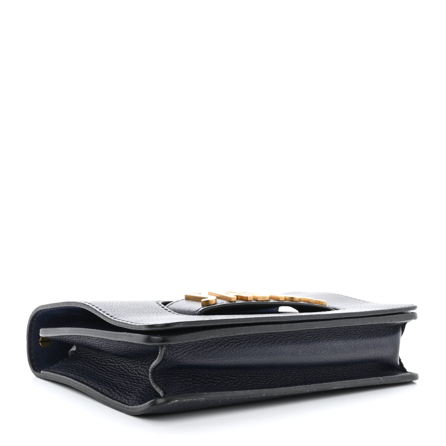 Grained Calfskin J'Adior Chain Flap Bag Blue