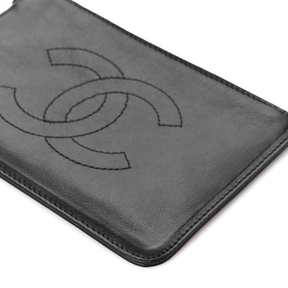 Chanel Calfskin CC Small Cosmetic Case Black 10 of 11
